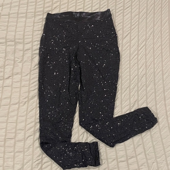 Balera Black Glitter Leggings - Picture 1 of 4